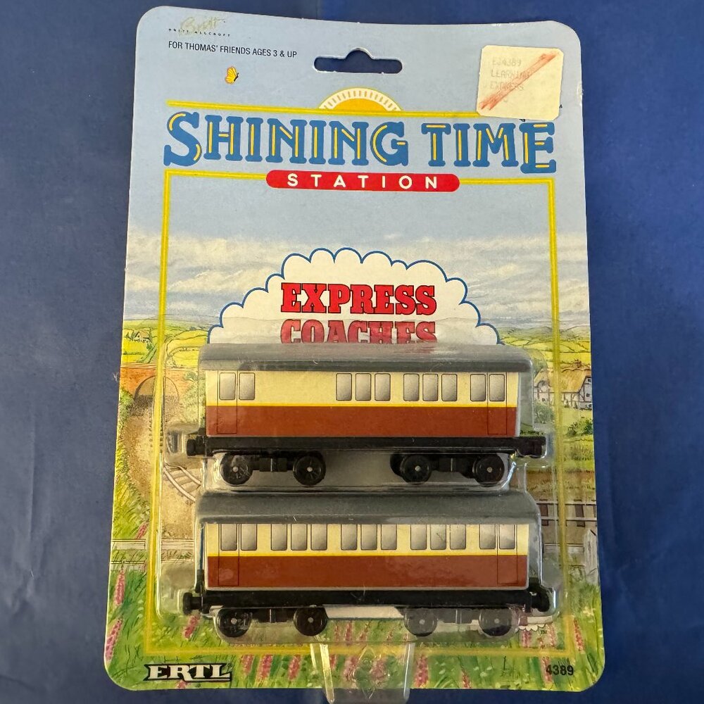 1996 Ertl Thomas & Friends Shining Time Station Express Coaches Train